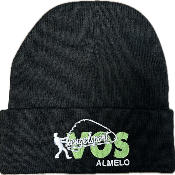 VOS Hengelsport Beanie zwart