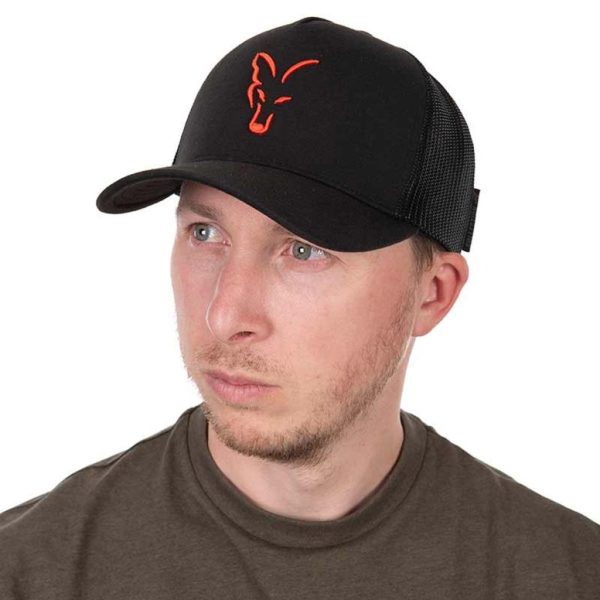 FOX Collection Trucker Cap Black Orange