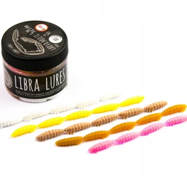 Libra Lures Larva Multi 5x25 mm Cheese